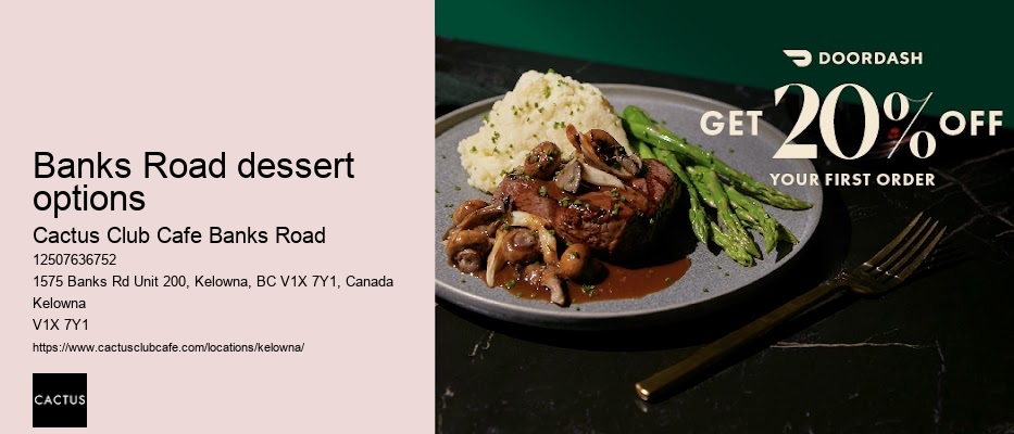 Kelowna restaurant with cocktail pairing dinners