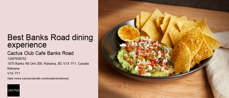 Cactus Club Instagram-worthy dishes