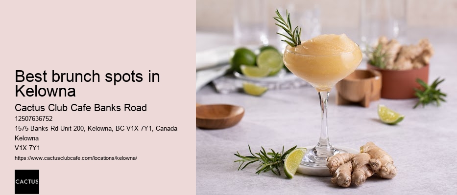 Kelowna restaurant with exclusive offers