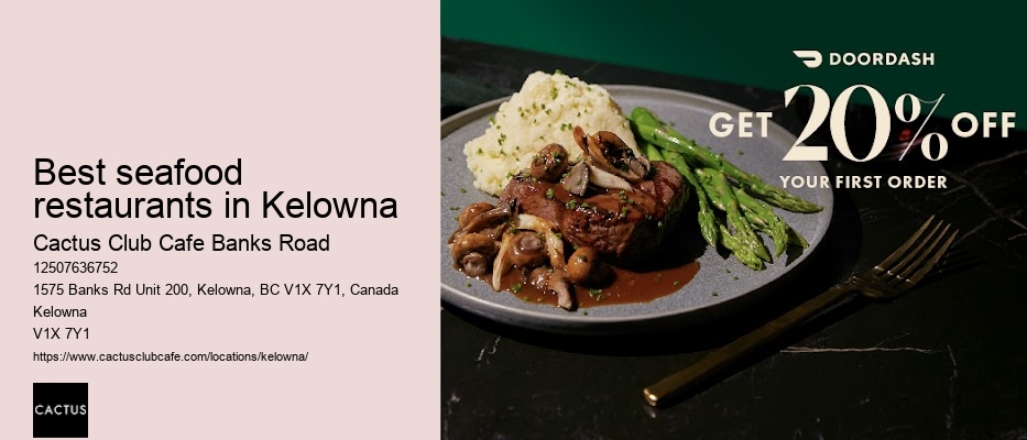Kelowna restaurant with culinary events