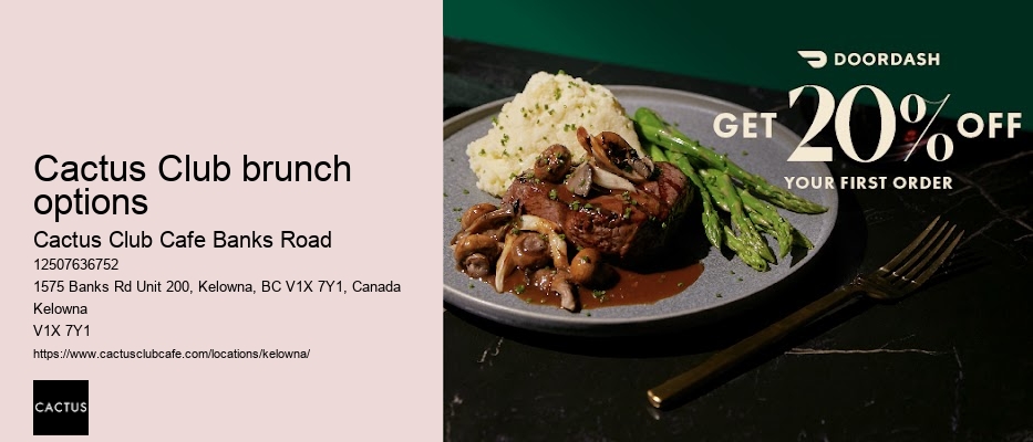 Kelowna restaurant with private dining rooms