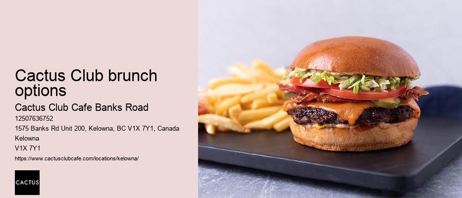 Kelowna restaurant with locally sourced ingredients