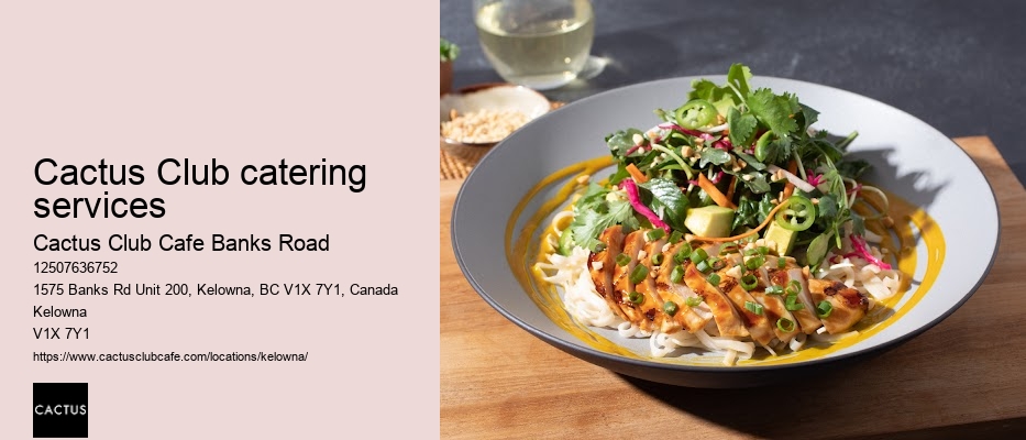 Cactus Club Cafe Banks Road events