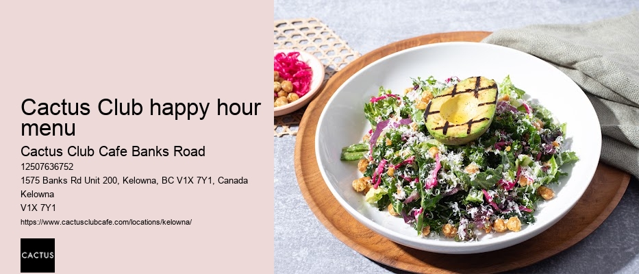 Cactus Club Cafe Banks Road reservation cancellation process