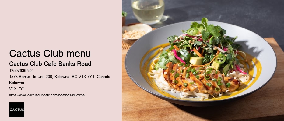 Kelowna restaurant with chef's table experience