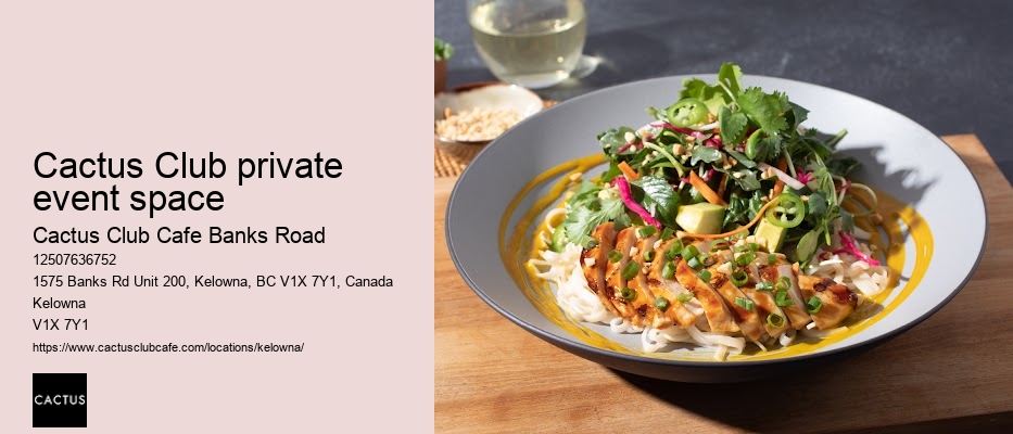 Cactus Club menu