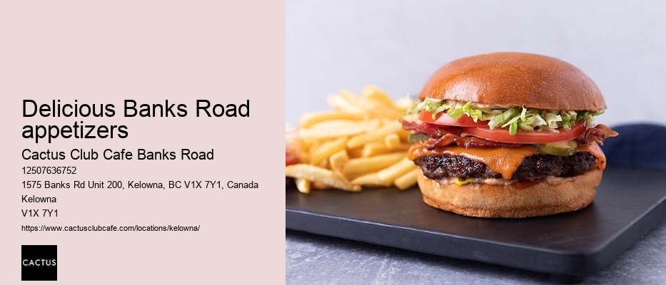 Banks Road culinary masterpieces