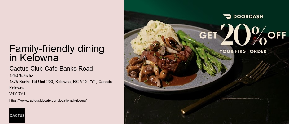 Group dining options at Cactus Club