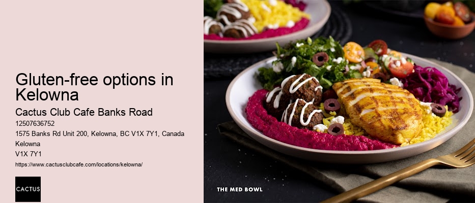Kelowna restaurant with online ordering