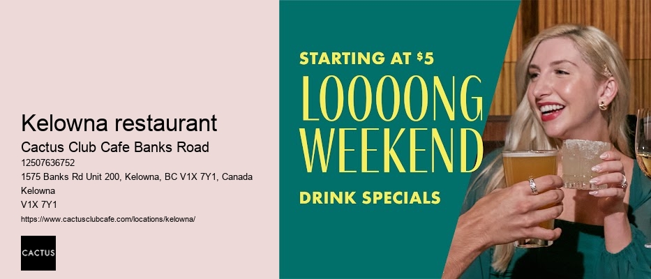 Kelowna restaurant reservations