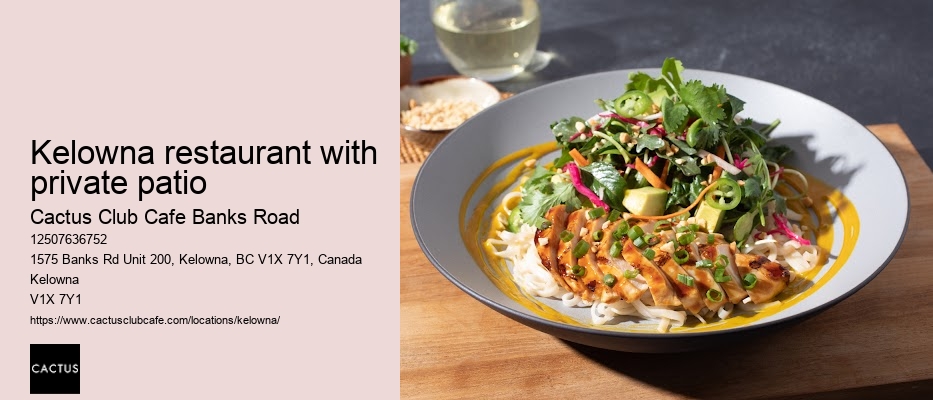 Cactus Club Cafe Banks Road reservation cancellation policy