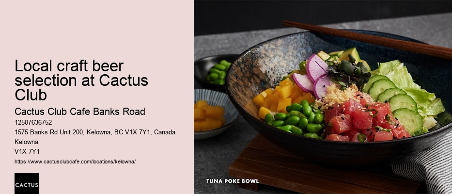 Cactus Club Cafe Banks Road private events