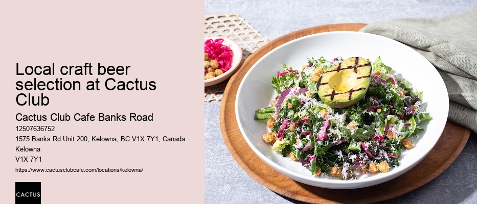 Romantic dinner spots in Kelowna