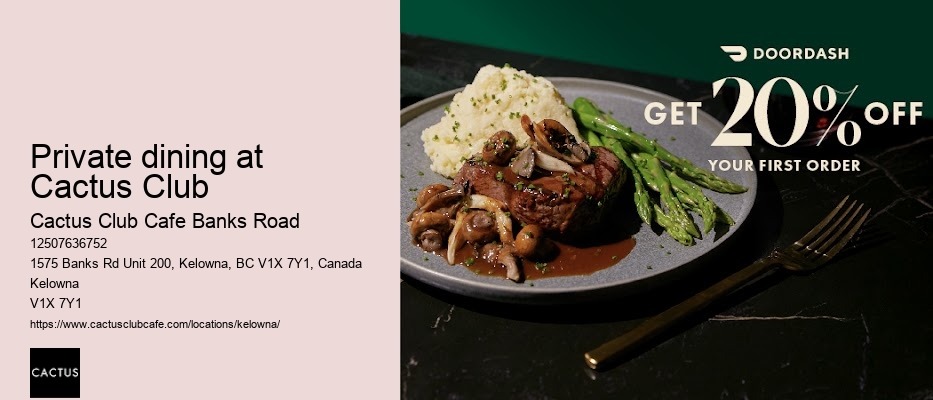 Banks Road fine dining experience