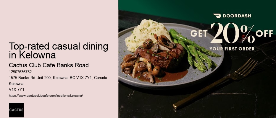 Banks Road chef's specialties