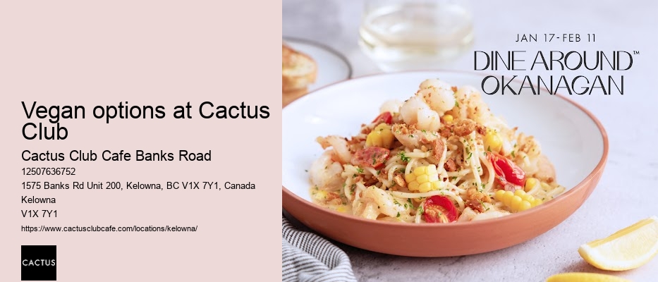 Cactus Club Cafe Banks Road reservation app